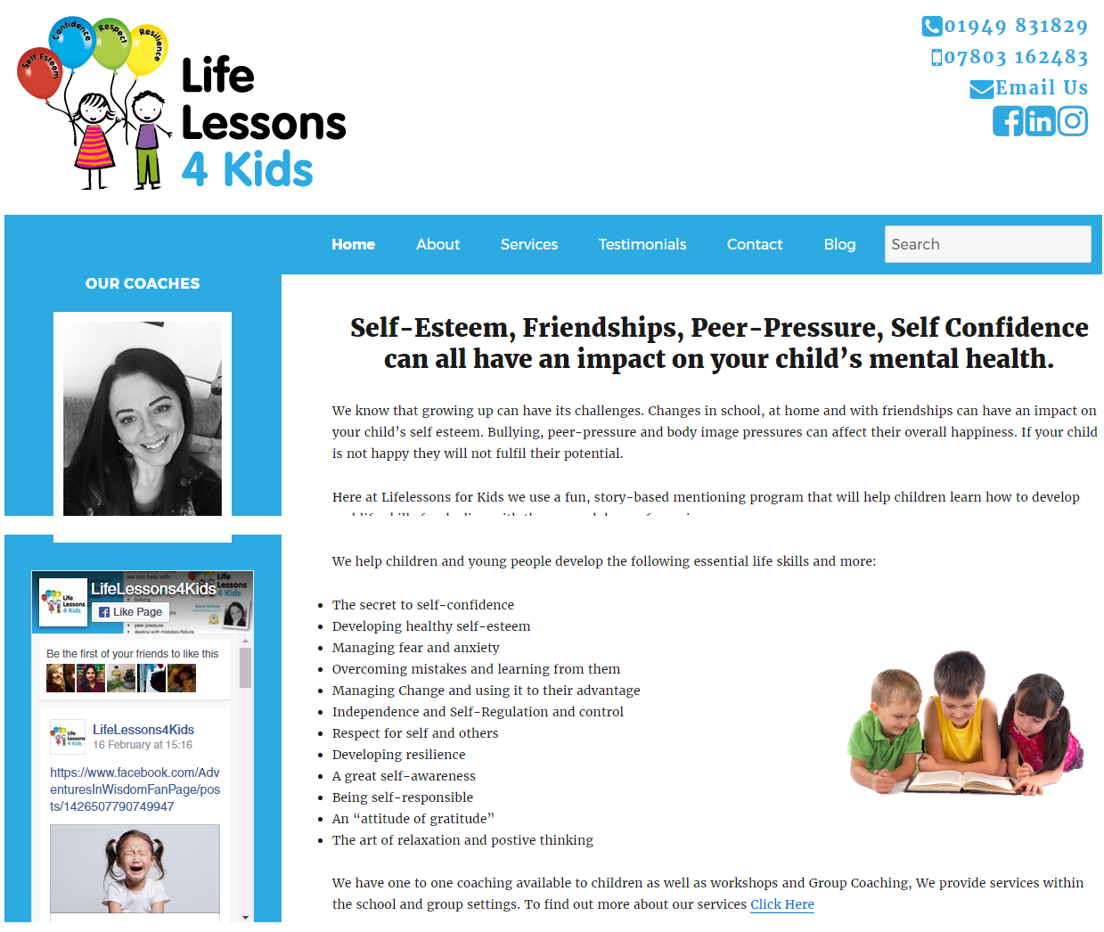 screenshot of life lessons for kids