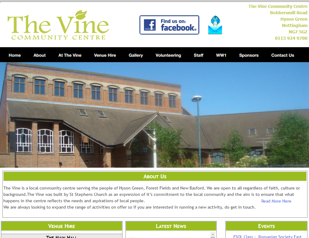 screenshot of the vine